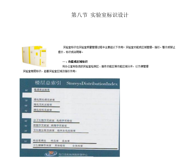 實驗室標識設(shè)計